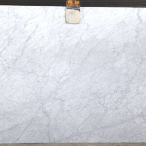 White Carrara (Polish and Honed) Polish Side - Image 1